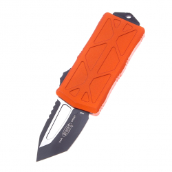 Автоматический выкидной нож-зажим для купюр Microtech Exocet T/E 158-1OR