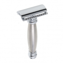Станок Т- образный для бритья хромированный, с удлиненной ручкой, лезвие в комплекте (1 шт) MERKUR 9043002