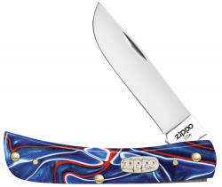 Нож перочинный Patriotic Kirinite™ Smooth Sodbuster Jr + зажигалка 207 ZIPPO 50510_207