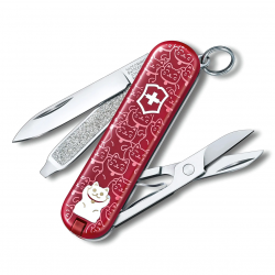 Многофункциональный cкладной нож-брелок Victorinox Lucky Cat 0.6223.L2106