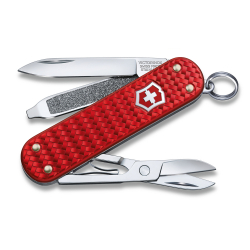 Многофункциональный нож-брелок Victorinox Classic SD Precious Alox Iconic Red 0.6221.401G